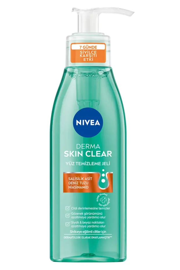 Nivea Derma Skin Clear Yüz Temizleme Jeli 150 ml