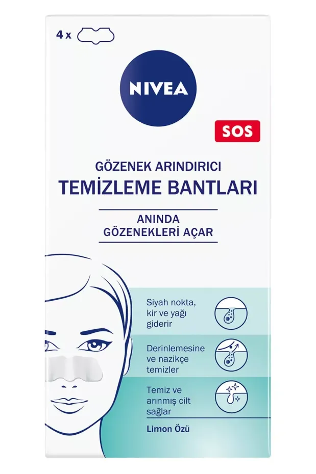 Nivea Gözenek Arındırıcı Temizleme Bantları 4lü