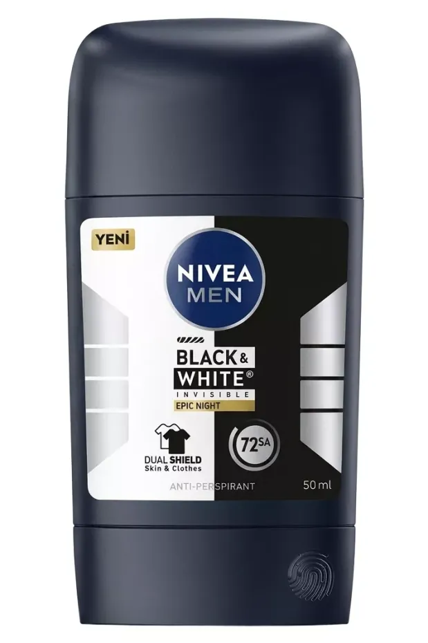 Nivea Men Black White Epic Night Erkek Stick Deodorant 50 ml