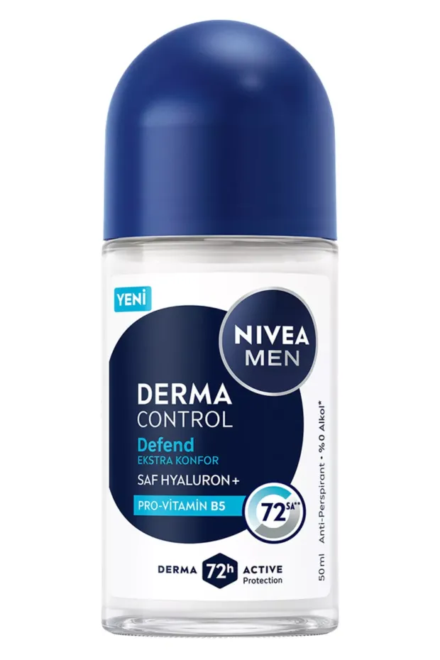 Nivea Men Erkek Roll-On Deodorant Derma Control Defend 50 ml