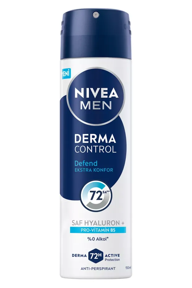 Nivea Men Erkek Sprey Deodorant Derma Control Defend 150 ml