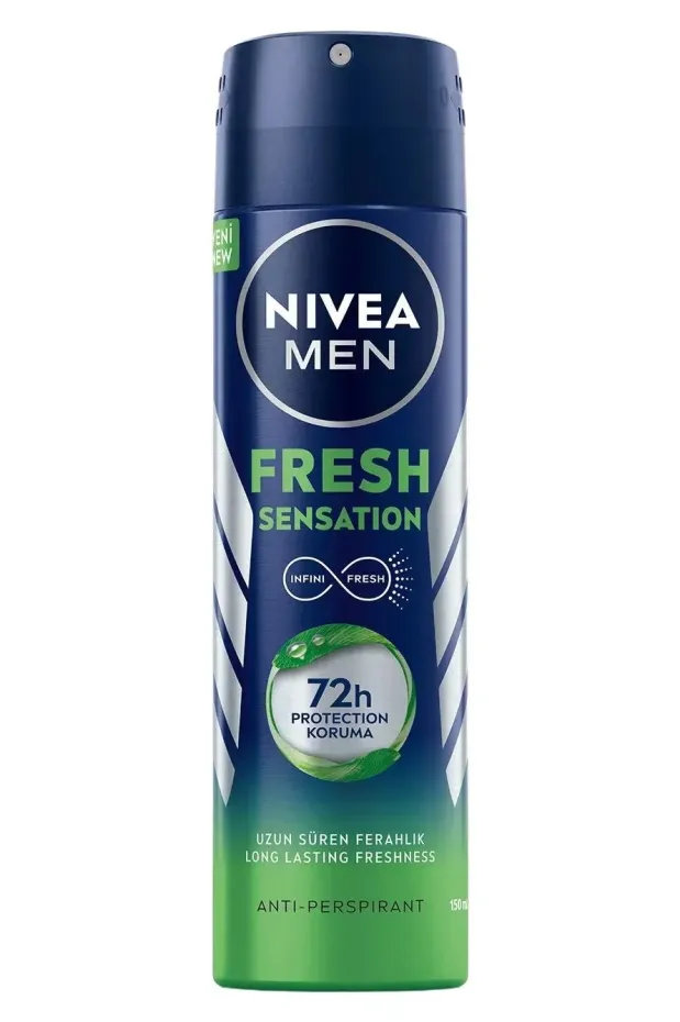 Nivea Men Fresh Sensation Erkek Sprey Deodorant 150 ml