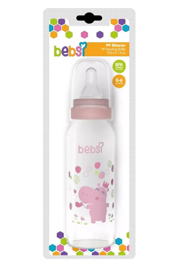 Bebsi Pp Biberon 250ml 0-6 Karma Renk