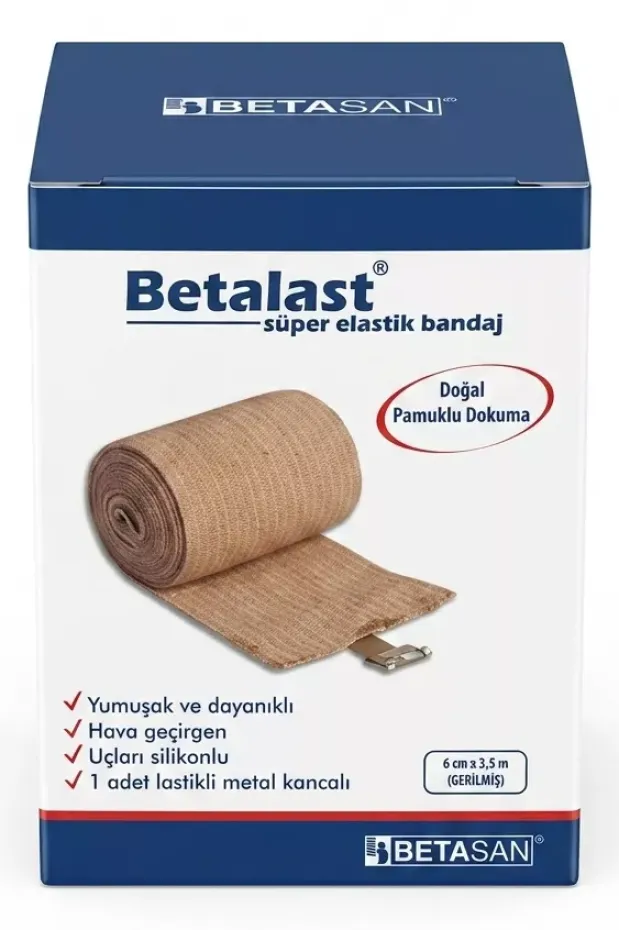 Betalast Süper Elastik Bandaj 6 cm x 3,5 m