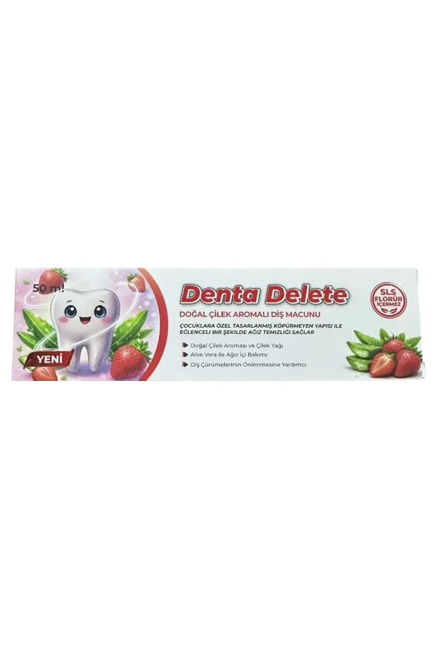 Egş Derma Denta Doğal Çilek Aromalı Çocuk Diş Macunu