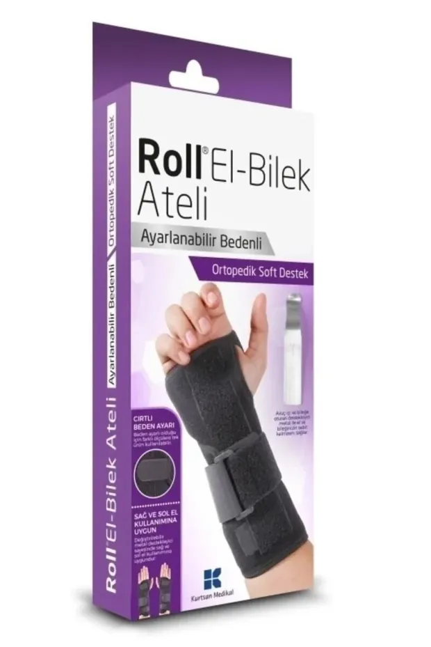 Roll Universal Başparmak Desteksiz El Bilek Ateli