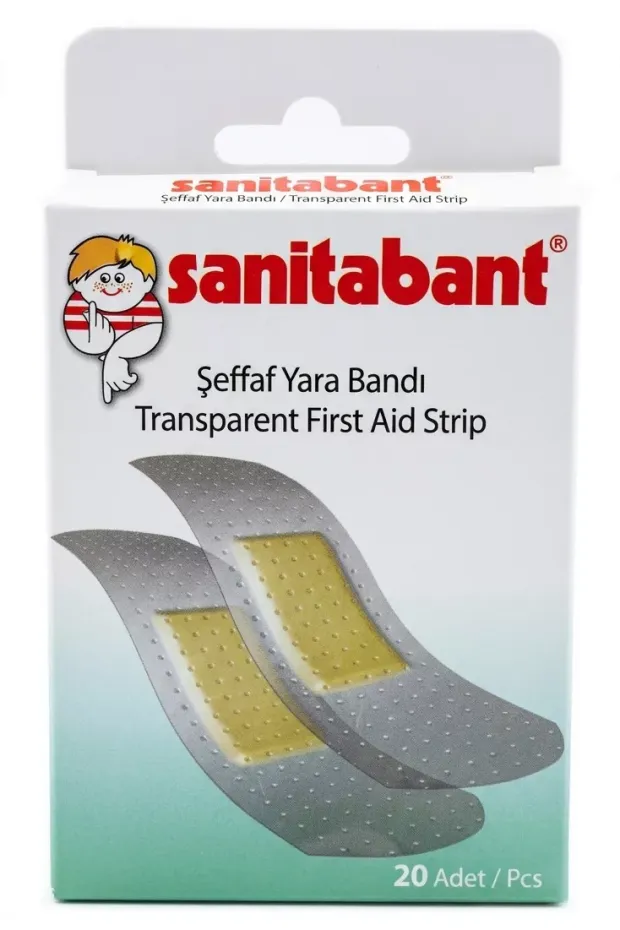 Sanitabant Şeffaf Yara Bandı 20li (610)