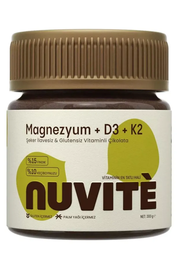 Nuvite Magnezyum Çikolata Aromalı 300 gr