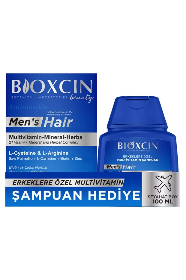 Bioxcin Men Hair Set - 30 Tablet + Şampuan 100 ml Hediyeli