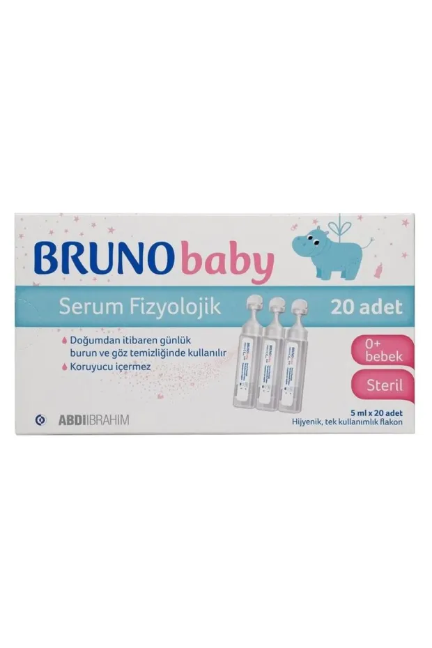 Bruno Serum Fizyolojik 5 ml x 20 Flakon