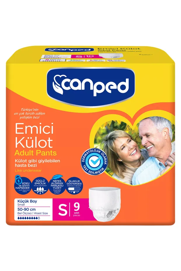 Canped Emici Külot Küçük (S) 9’lu