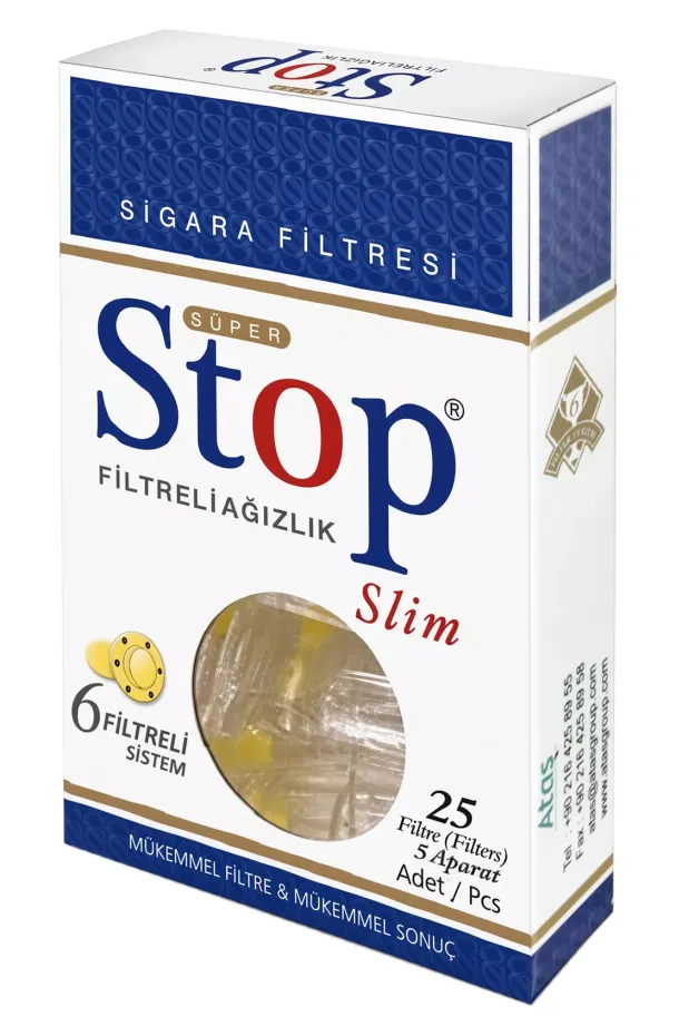 Stop Filtreli Ağızlık 25li Slim