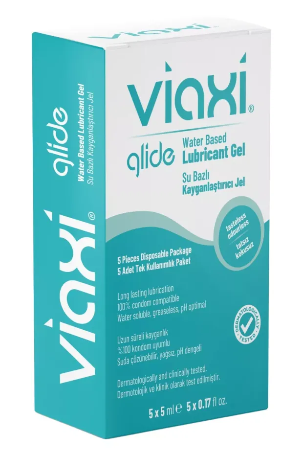 Viaxi Glide Kayganlaştırıcı Jel Sade 5 x 5 ml