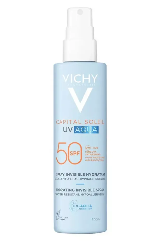 Vichy Protection Solaire Invisible Hydratante SPF50 UV Aqua 200 ml