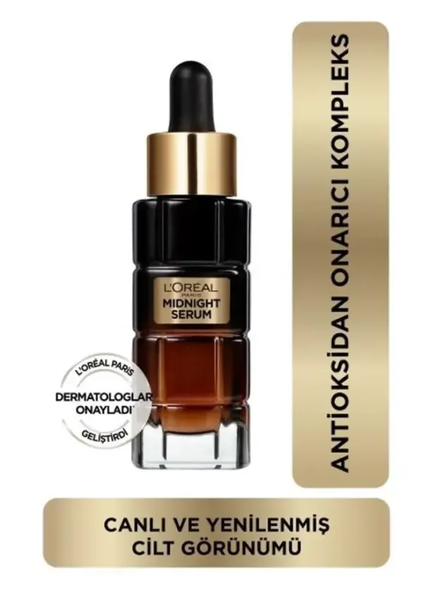 Loreal Paris Midnight Serum Cilt Yenileme & Cilt Görünümü Canlandırma Etkili 30 Ml