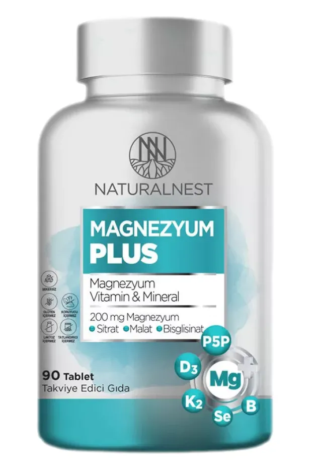 Naturalnest Magnezyum Plus 90 Tablet