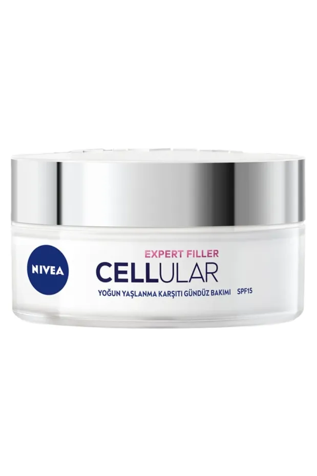 Nivea Cellular Expert Filler Yoğun Yaşlanma Karşıtı Gündüz Bakım Yüz Kremi SPF15 50 ml