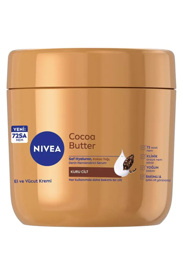 Nivea Cocoa Butter Derin Nemlendirici Serum El ve Vücut Kremi 400 ml