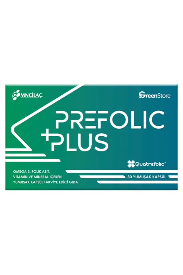 Prefolic Plus 30 Yumuşak Kapsül