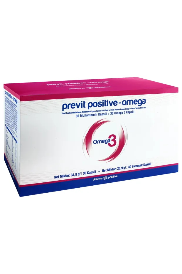 Previt Positive-Omega 30+30  Kapsül