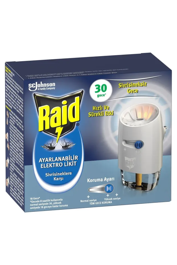 Raid Ayarlanabilir Elektrolikit 30 Gece 21 ml