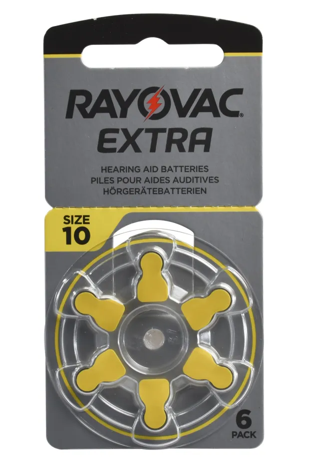 Rayovac 10 Numara İşitme Cihazı Pili 6lı