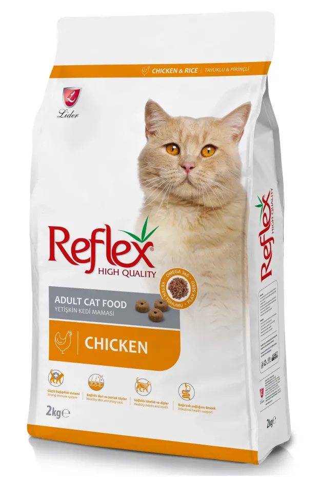 Reflex Tavuklu Yetişkin Kedi Maması 2 kg
