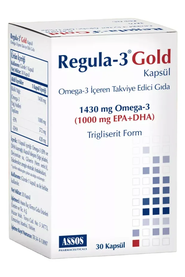 Regula-3 Gold Omega-3 1250 mg 30 Kapsül