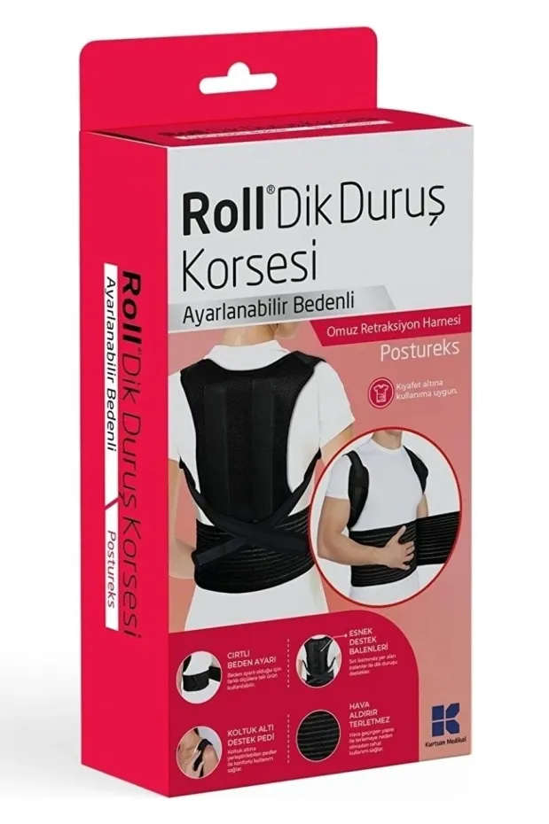 Roll Dik Duruş Korsesi Bedensiz