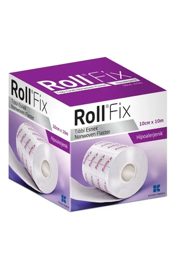 Roll Fix Tıbbi Esnek Nonwoven Flaster 10cm x 10m