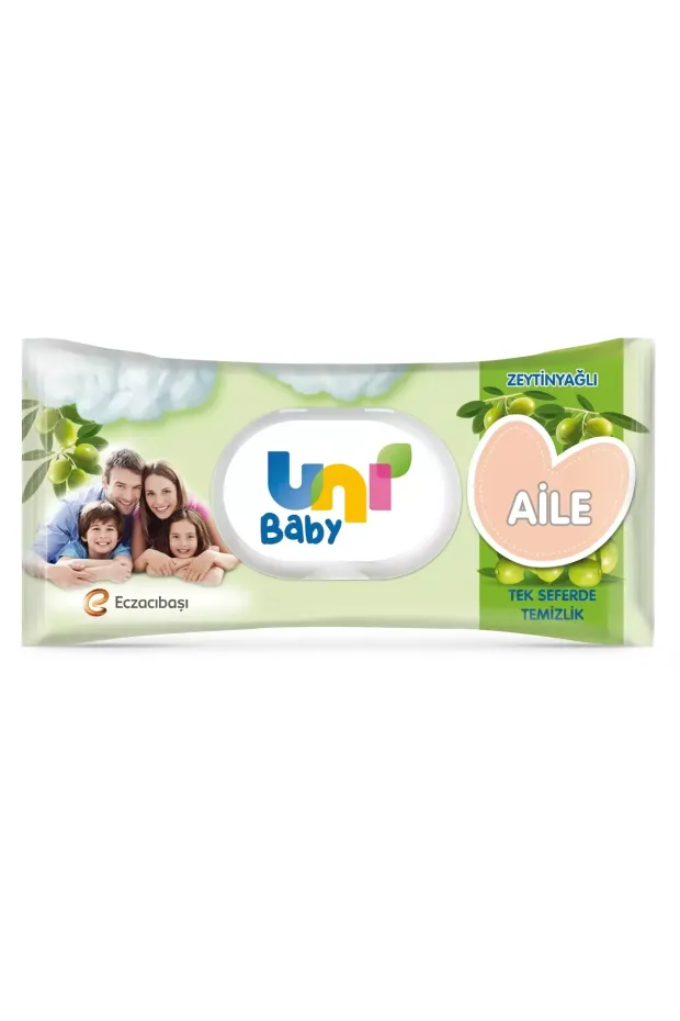Uni Baby Islak Mendil Zeytinyağlı 90 Yaprak
