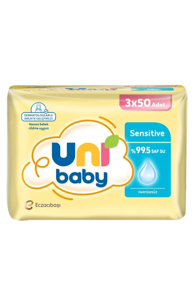 Uni Baby Sensitive Islak Mendil 3*50Li