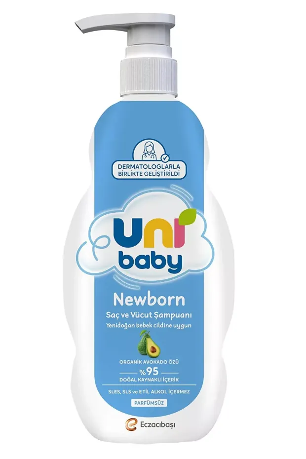 Uni Baby Yenidoğan Saç ve Vücut Şampuanı 500 mL