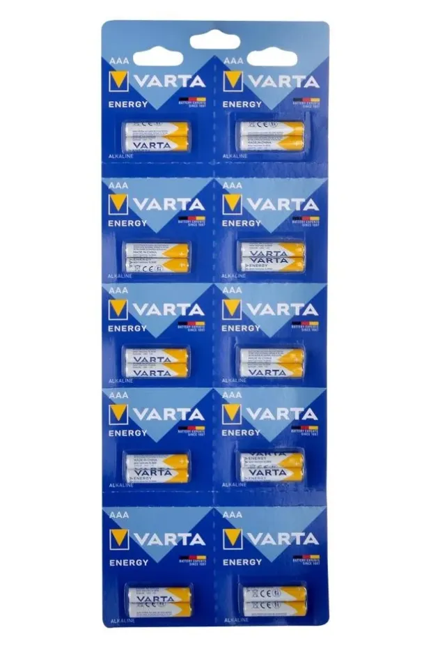 Varta Kartela AAA 20 li