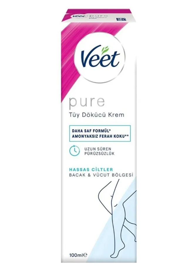 Veet Pure Hassas Ciltler Tüy Dökücü Krem 100 ml