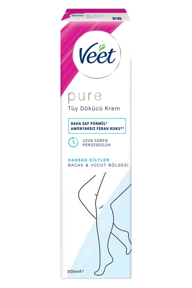 Veet Pure Tüy Dökücü Krem Hassas Ciltler İçin 200 ml