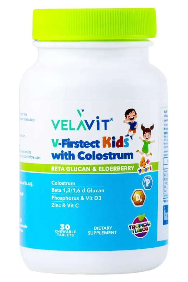 Velavit V-Firstect Kids with Colostrum 30 Tablet