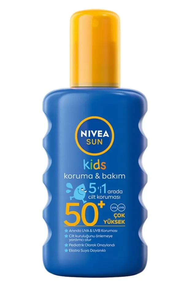 Nivea Sun Çocuk SPF50+ Nemlendirici Güneş Spreyi 200 ml