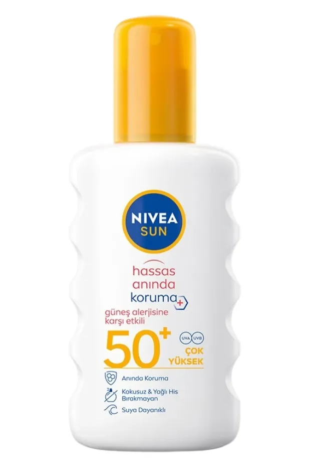 Nivea Sun Hassas Anında Koruma Güneş Koruyucu Sprey SPF50 200 ml