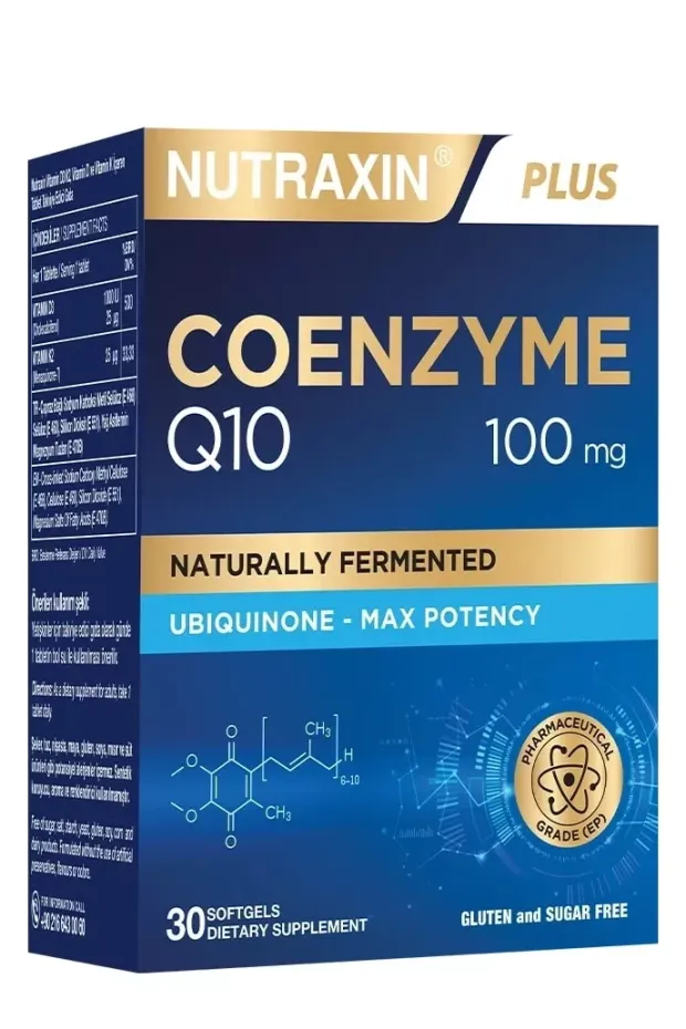 Nutraxin COQ-10 100 mg 30 Softgel