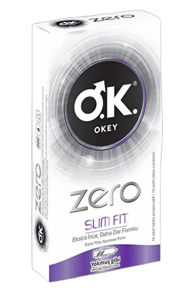 Okey Zero Slim Fit Prezervatif 10lu