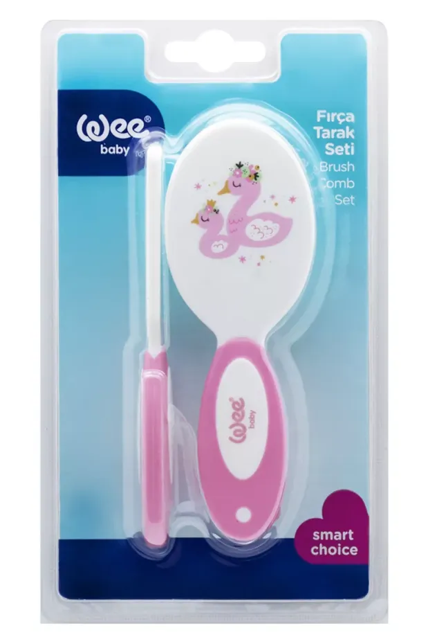 Wee Baby 803 Bebek Fırça Seti - Pembe