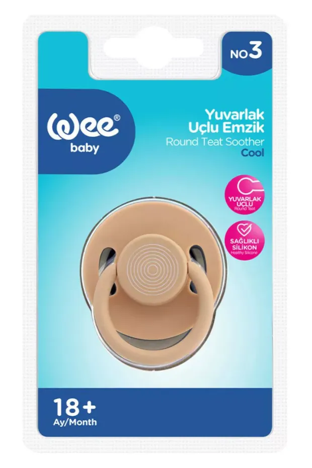 Wee Baby Cool Yuvarlak Uçlu Emzik No:3
