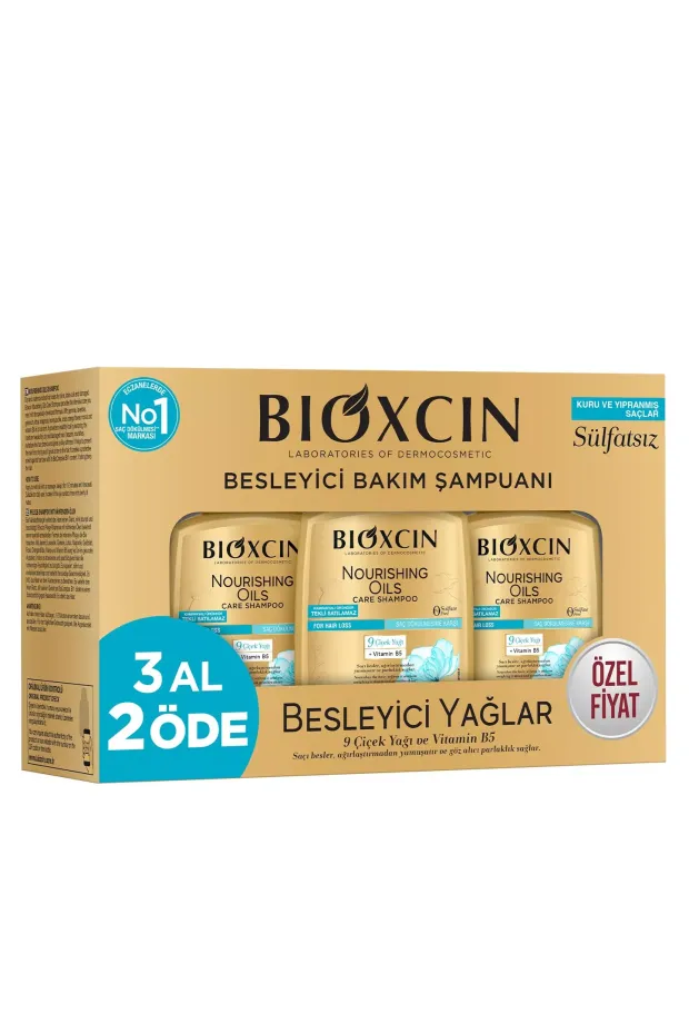 Bioxcin Besleyici Yağlar Şampuan 300 ml - 3 Al 2 Öde