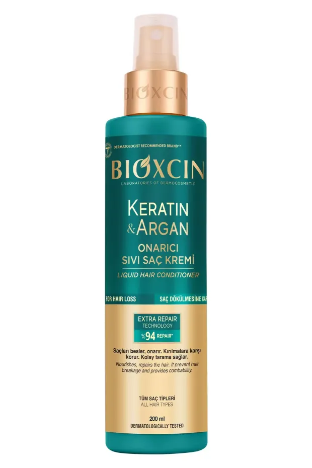 Bioxcin Keratin Argan Onarıcı Sıvı Saç Kremi 200 ml