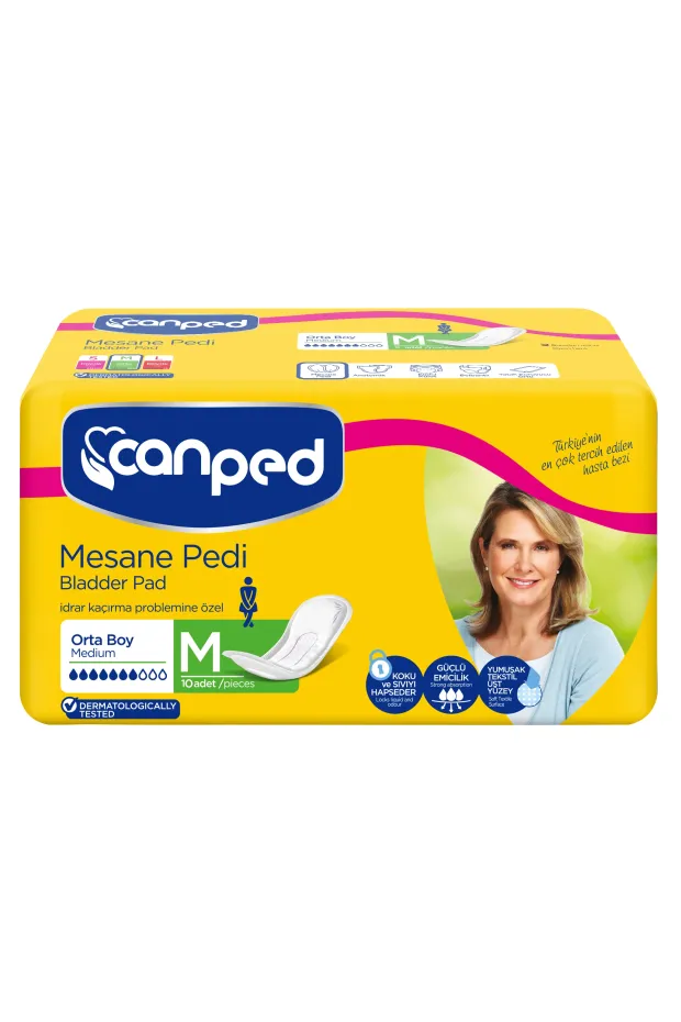 Canped Mesane Pedi Kadın Medium 10lu
