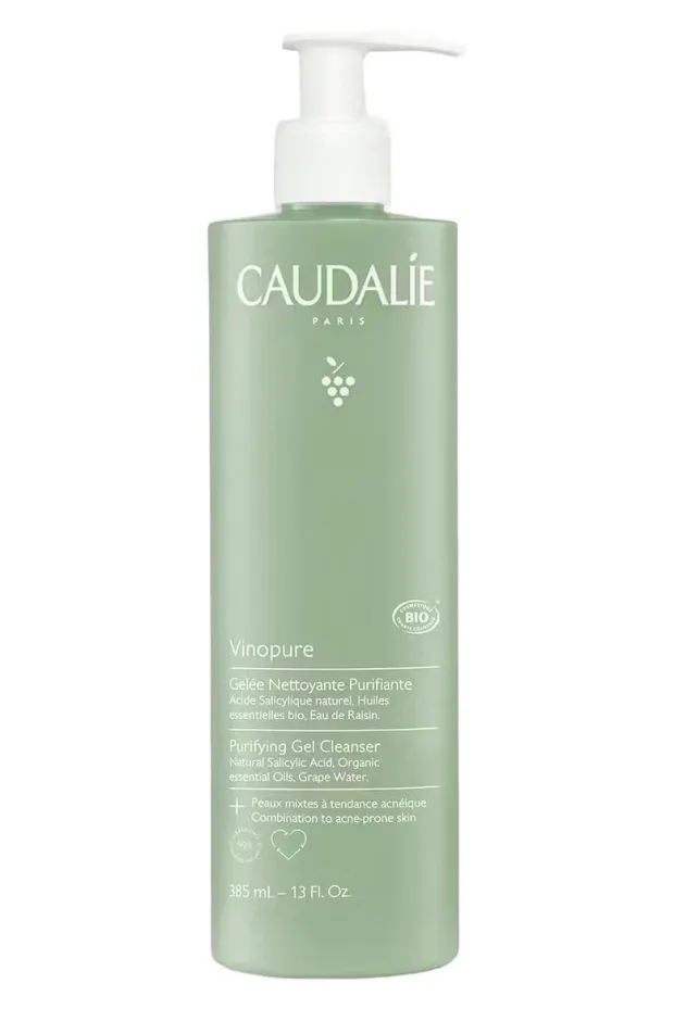Caudalie Vinopure Purifying Gel Cleanser 385 ml - Akne Temizleyici Jel