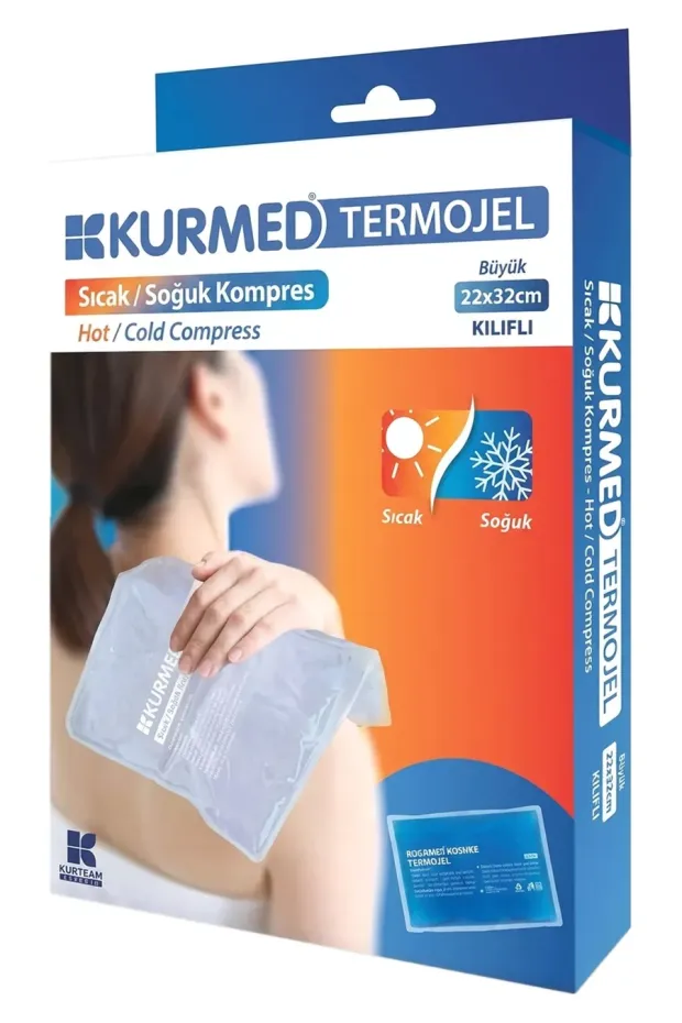 Kurmed Termojel Sıcak Soğuk Kompres Kılıflı 22x32 cm