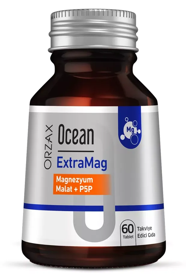 Ocean ExtraMag Magnezyum Malat + P5P 60 Tablet
