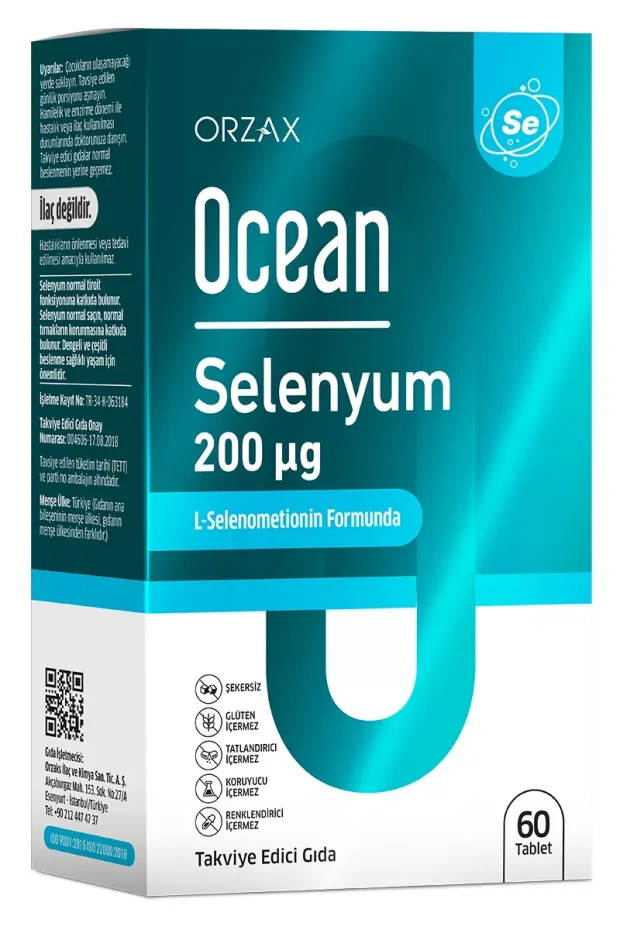 Ocean Selenyum 200 mcg 60 Tablet